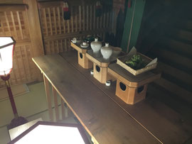 蕗の薹を日供神饌に