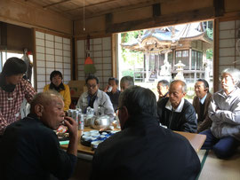 美用神社 直会