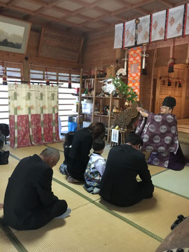 午前中の七五三詣祈願祭