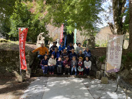 河上地区の氏子さん達