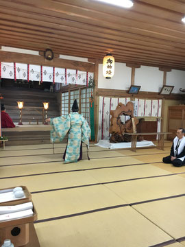多里神社春季大祭 朝日舞
