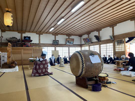 朝日舞奉納