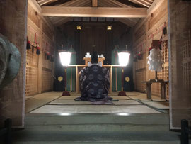宵宮祭　祝詞奏上