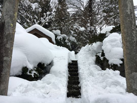 石鳥居前