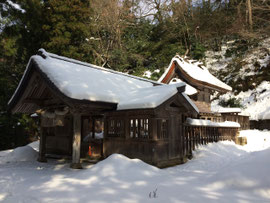 初めて初神樂に参向した鬼神神社