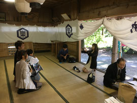 印賀樂樂福神社の七五三詣