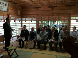 日南町観光協会長の挨拶