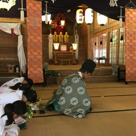 福榮神社秋季大祭 宮司祝詞奏上