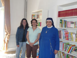 Mère Francoise, et la bibliothécaire