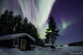 Polarlichter in Lappland