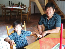 浅野さんと御長男