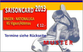 Saisoncard 2013
