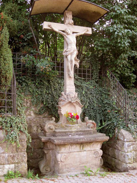 Wertvolles Barockkreuz 1764