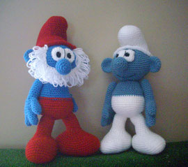 papa pitufo crochet