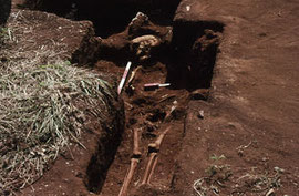 １９９２年：ラッテ・ストーン遺跡埋葬遺構出土人骨