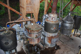 L’installation de la distillation