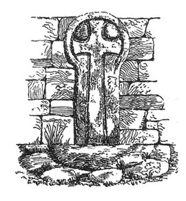 Drawing of the cross at 'Vellensagia'