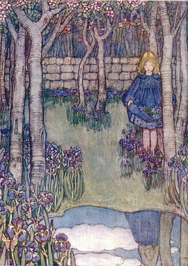 Winifred Cayley Robinson Irises. This may well depict Alfred's pond