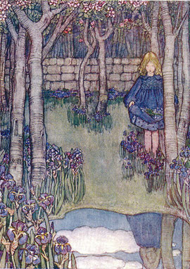 Winifred Cayley Robinson   Irises.  This may well depict Alfred's pond