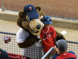 TC Bear mascotte dei Twins