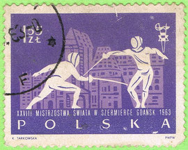 PL 1963 XXVIII Mistrzostwa w szermierce