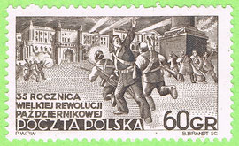 PL - 1952 - 35 rocznica Rewolucji