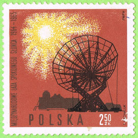 PL - 1965 - Rok słońca - Radioteleskop