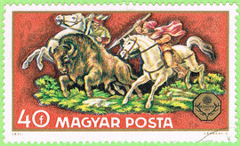 Hungary 1971 - Bison hunt