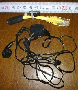 auricolare ad uso microfono