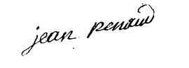 Signature de Jean Renaud en 1834.