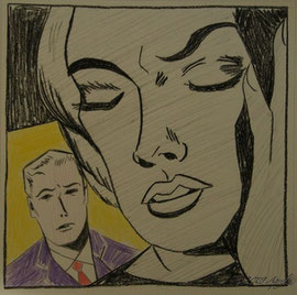 after Roy Lichtenstein's "Study for 'Tension'"