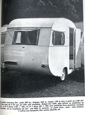 Caravane tractable par une 2CV