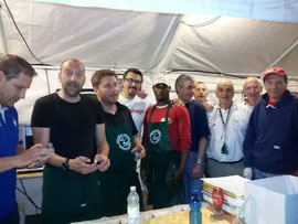 Parte dello staff: Cristian, Massimo, Camillo, Guido, Charles, Cesare, Andrea, Giuliano, Luca e Stefano.