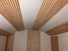 Plancher sur lambourdes flottantes+ bandes résilliantes+ Cellulose= Réduction de bruit