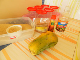 Paw Paw Jam Ingredients