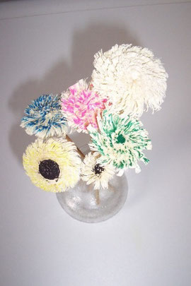 gedrechselte Blumen