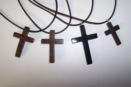 Holzkreuz Ebenholz