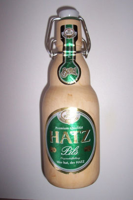 Bierflasche aus Ahorn