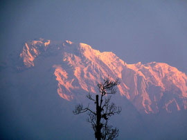 Seltener Blick zur Annapurna