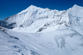 Skitour, Skihochtour, Turtmanntal, Brunegghorn, Turtmannhütte, Weisshorn, Weisshorn Nordostwand