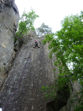 Forsvinningsnummeret, Hauktjern, klatring, Norge, klettern, Oslo, Norwegen