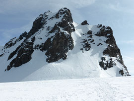 Gipfelanstieg, Rimpfischsattel, Rimpfischhorn