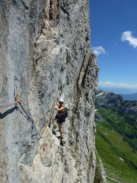 Klettern, Moor, Moorphium, Alpstein, 4. Seillänge