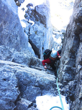 Gälliwand, Gällihorn SE Wand, Gällihore, klettern, Kandersteg, Verschneidung
