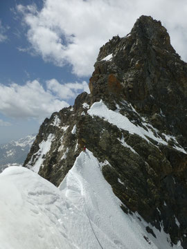 Piz Scerscen, Piz Bernina, Traverse, Überschreitung