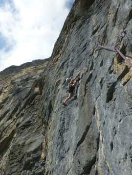 Klettern, Cheselenflue, Cheselenfluh, Stöckalp, Flaschengeist