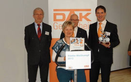 Minister Norbert Bischoff, Dr. Silvia Ristow (Stadt Bernburg), Björn Schönberg, Andreas Umlauf (DAK)