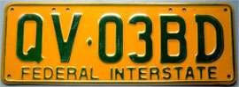 australisches Nummernschild