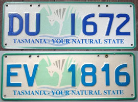 Nummernschild aus Australien
