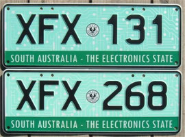 australische Kennzeichen SA